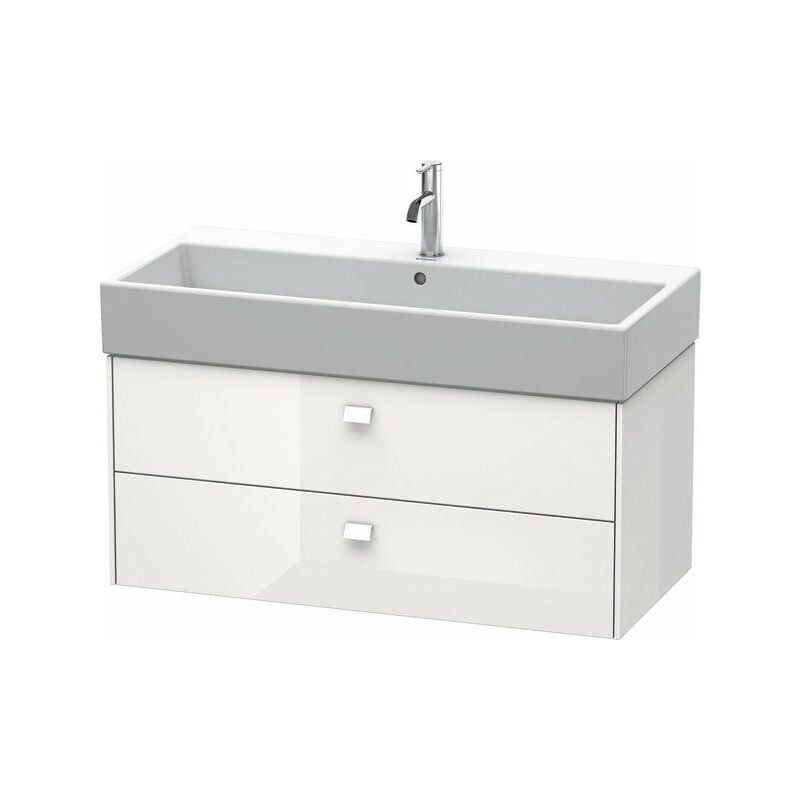 

Duravit Brioso Neceser de pared 98,4 x 45,9 cm, 2 cajones, con sifón y delantal, para lavabo Vero Air 235010, Color (frente/cuerpo): Decoración