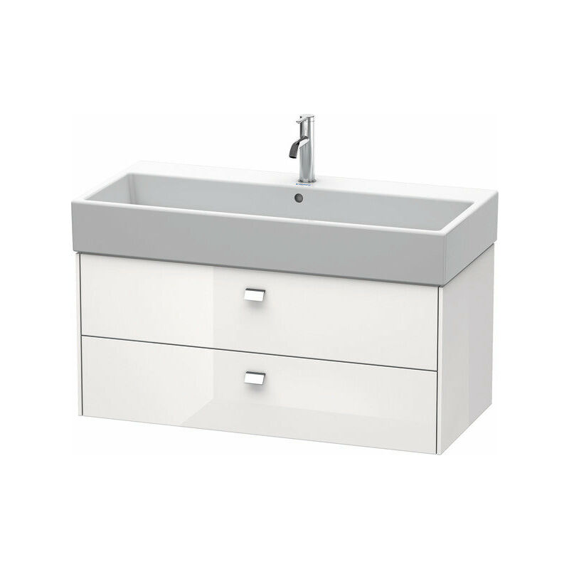 

Duravit Brioso Neceser de pared 98,4 x 45,9 cm, 2 cajones, con sifón y delantal, para lavabo Vero Air 235010, Color (frente/cuerpo): Decoración
