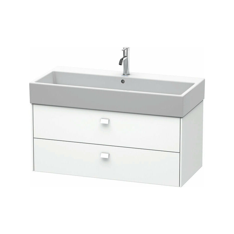 

Duravit Brioso Neceser de pared 98,4 x 45,9 cm, 2 cajones, con sifón y delantal, para lavabo Vero Air 235010, Color (frente/cuerpo): Ticino decorado