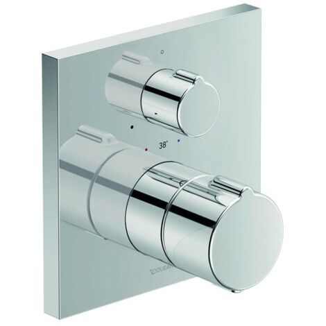 Duravit C.1 Brausethermostat Unterputz, eckige Rosette, 1