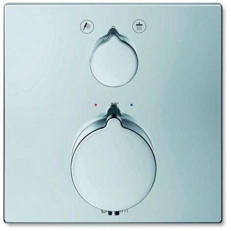 Duravit C.1 Brausethermostat Unterputz, eckige Rosette, 2