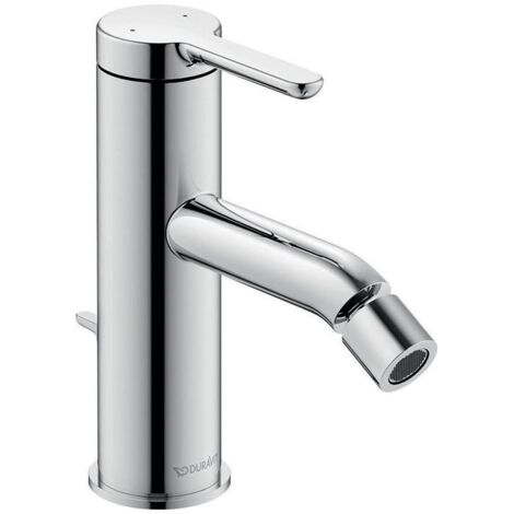 Duravit C.1 Einhebel- Bidetmischer, mit Ablaufgarnitur, Auslauf