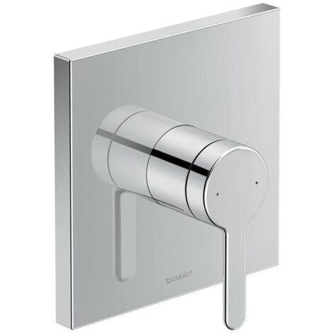 Duravit C.1 Einhebel- Brausemischer Unterputz, eckige Rosette, 1