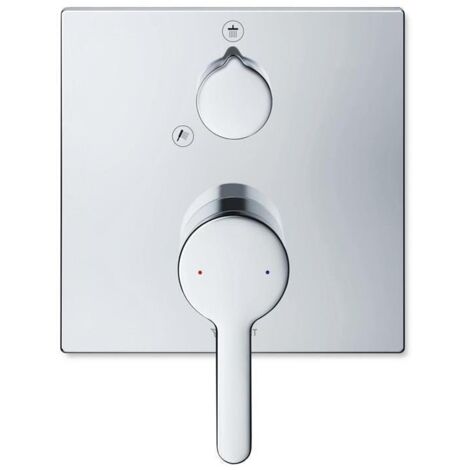 Duravit C.1 Einhebel- Brausemischer Unterputz, eckige Rosette, 2
