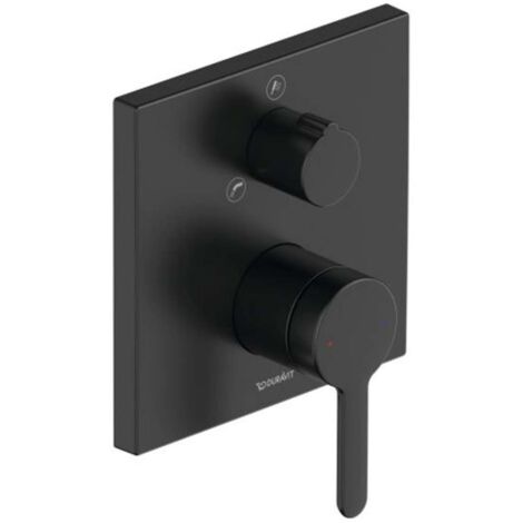 Duravit C.1 mezclador de baño oculto, rosa cuadrado, con válvula