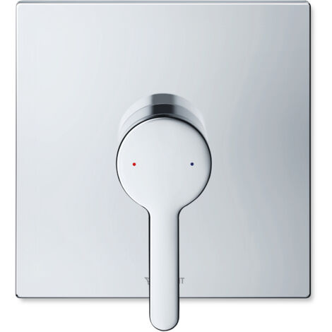 Duravit C.1 Mezclador monomando de ducha empotrado, roseta