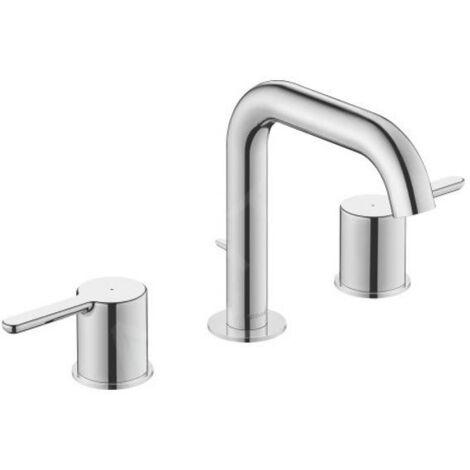 Duravit C.1 - Mitigeur de lavabo avec vidage, installation de 3 trous, chrome C11060005010
