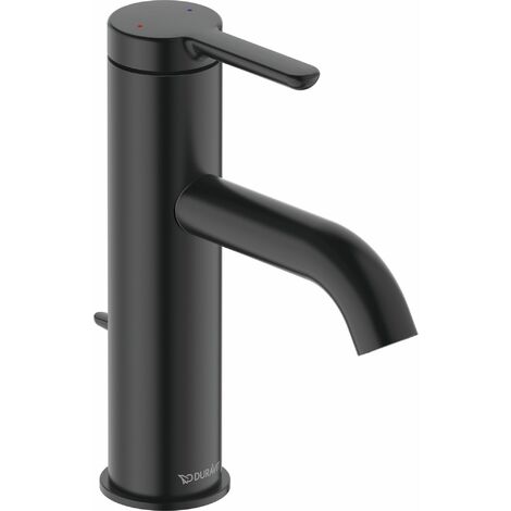 Duravit C.1 Mitigeur monocommande de lavabo M - Noir mat - avec vidage - C11020001046