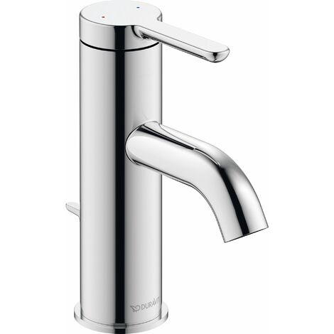 Duravit C.1 Mitigeur monocommande de lavabo S - Chromé Brillant - avec vidage - C11010001010