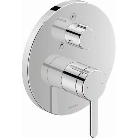 Duravit C.1 Mitigeur monocommandé encastré pour bain, rosace