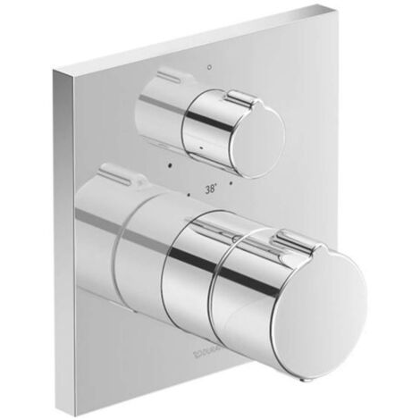Duravit C.1 Termostato de ducha empotrado, roseta cuadrada, 1