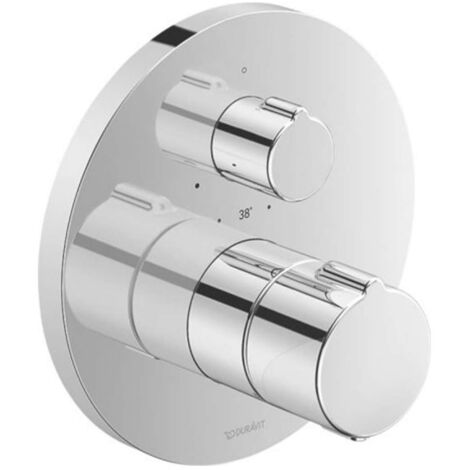 Duravit C.1 Termostato de ducha empotrado, roseta redonda, 1