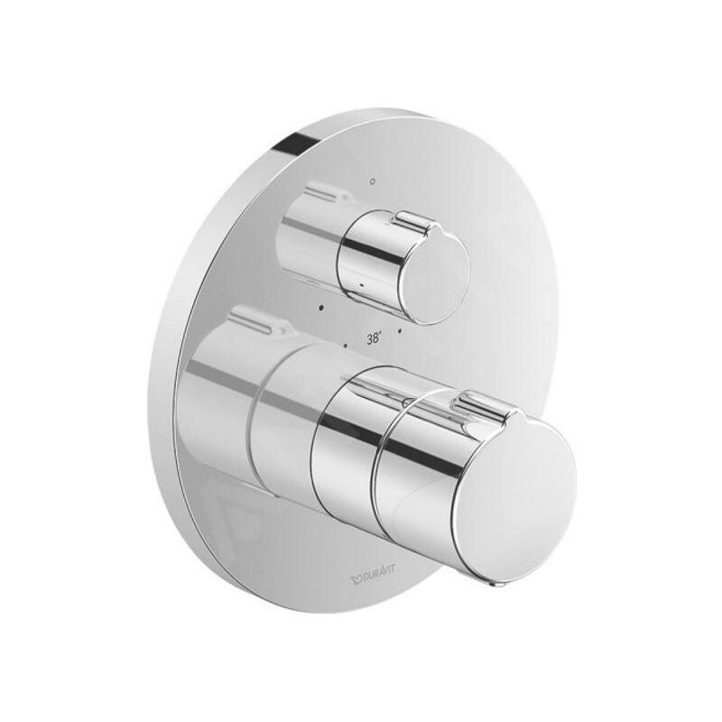 Duravit - C.1 - Mitigeur thermostatique de douche encastré, chrome C14200016010