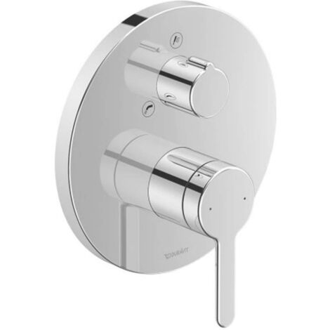 Duravit C.1 UP miscelatore vasca con deviatore rotondo Sich-kom cromato