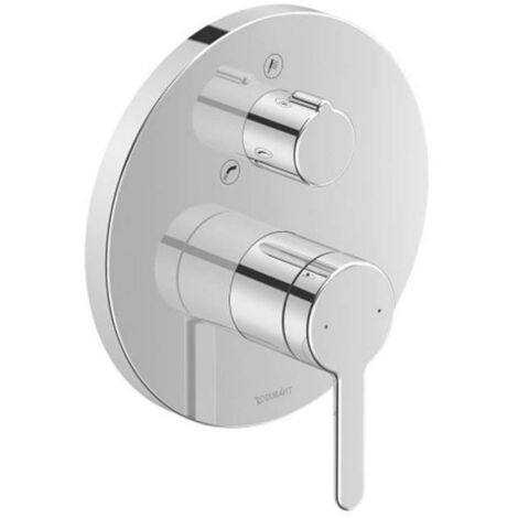 Duravit C.1 UP miscelatore vasca-doccia con deviatore tondo cromato