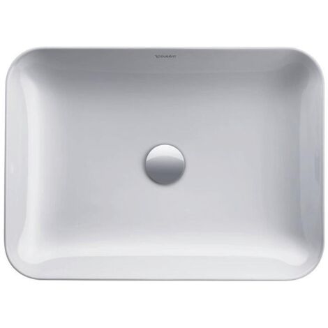 Duravit Cape Cod Aufsatzbecken,550x400 mm, ohne Hahnlochbank,