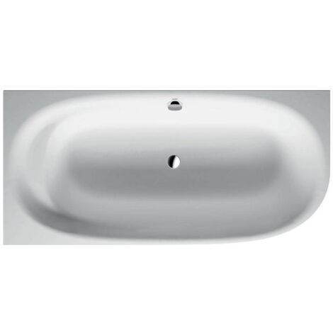 Duravit Cape Cod Badewanne Ecke links, mit einer Rückenschräge,