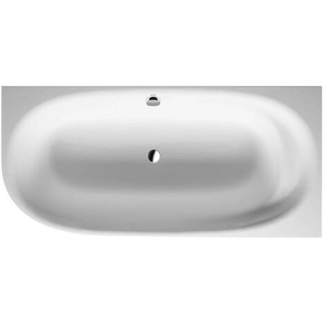 Duravit Cape Cod Badewanne Ecke rechts, mit einer Rückenschräge,
