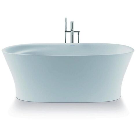 Duravit Cape Cod Badewanne freistehend, Rückenschräge,