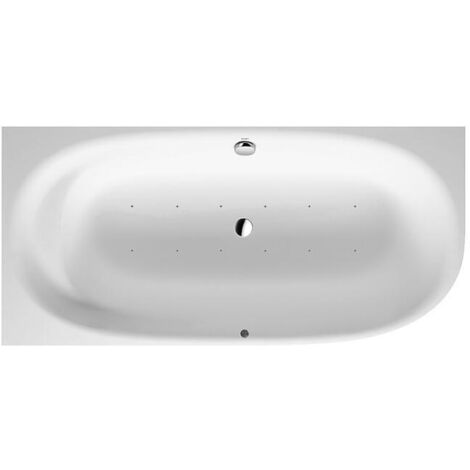 Duravit Cape Cod Whirlpool, Ecke links, eine Rückenschräge,