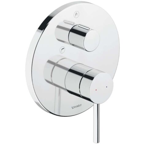 Duravit Circle Mitigeur monocommandé pour bain, encastré, chrome,