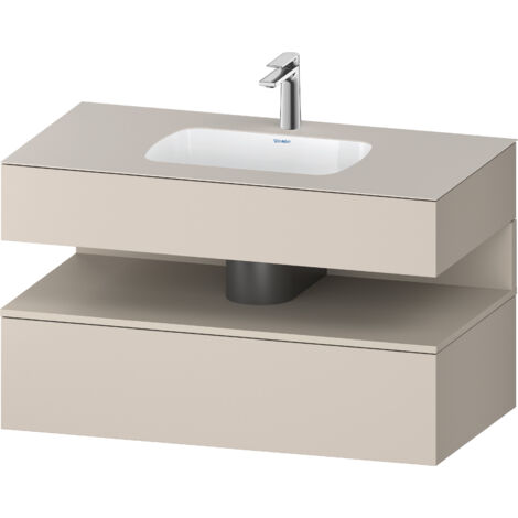 Duravit Collection One lavabo empotrado con base de lavabo