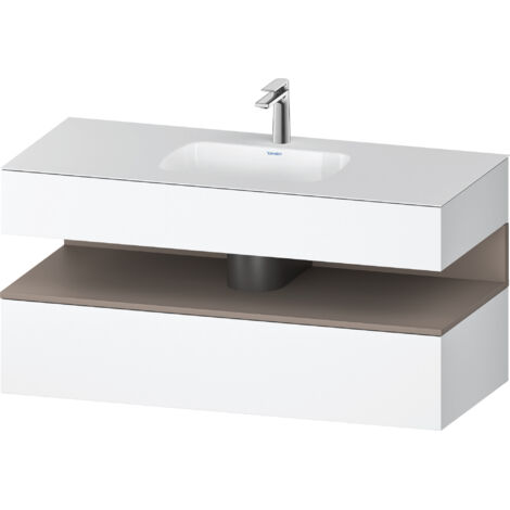 Duravit Collection One lavabo empotrado con base de lavabo