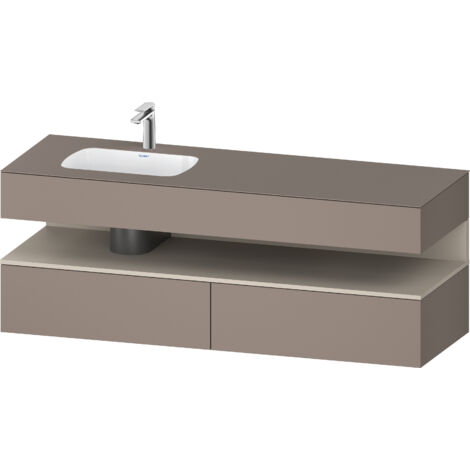 Duravit Collection One lavabo empotrado con base de lavabo