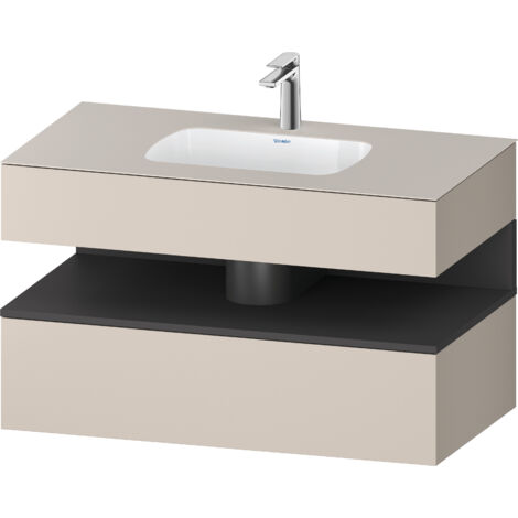 Duravit Collection One lavabo empotrado con base de lavabo