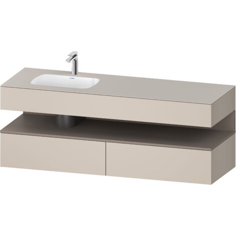 Duravit Collection One lavabo empotrado con base de lavabo