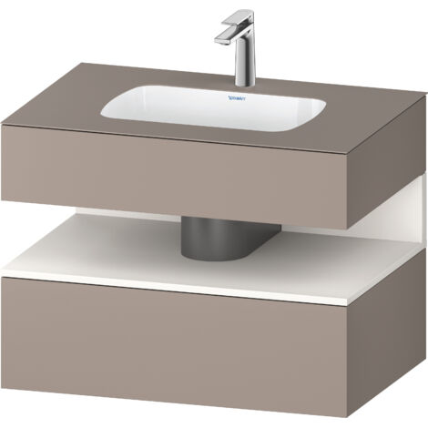 Duravit Collection One lavabo empotrado con base de lavabo