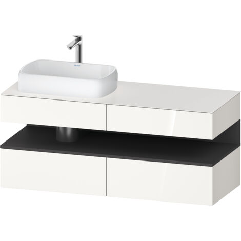 Duravit Collection One Meuble sous-vasque en console, 2 tiroirs,