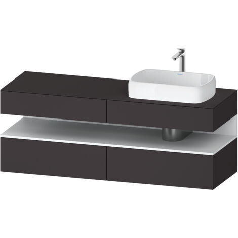 Duravit Collection One Meuble sous-vasque sur console, 2 tiroirs,