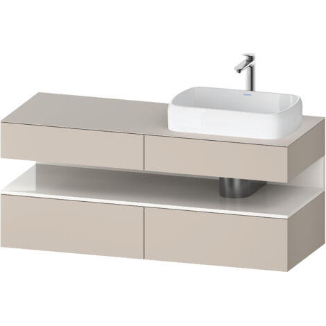 Duravit Collection One Meuble sous-vasque sur console, 2 tiroirs,