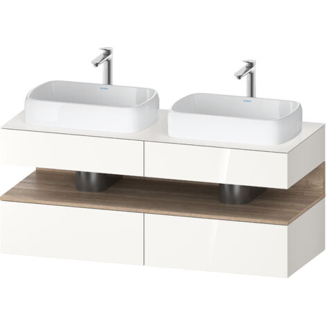 Duravit Collection One Meuble sous-vasque sur console, 2 tiroirs,