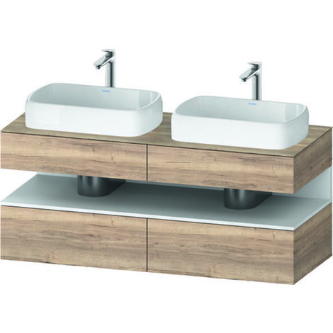 Duravit Collection One Meuble sous-vasque sur console, 2 tiroirs,