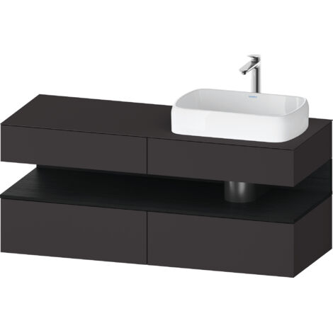 Duravit Collection One Meuble sous-vasque sur console, 2 tiroirs,