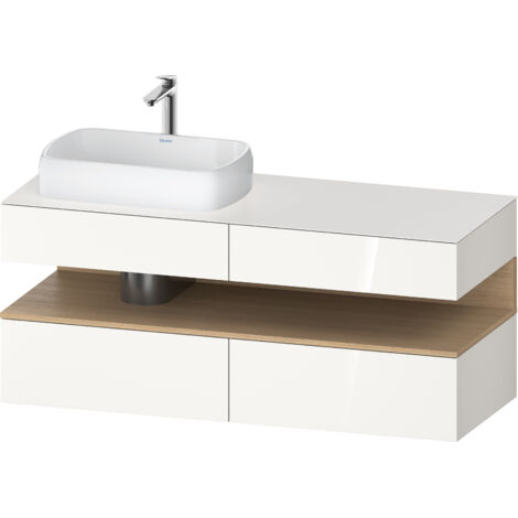 Duravit Collection One Meuble sous-vasque sur console, 2 tiroirs,