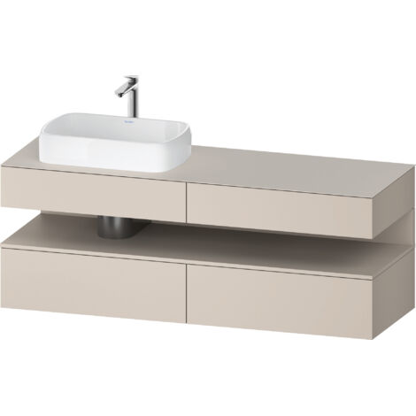 Duravit Collection One Meuble sous-vasque sur console, 2 tiroirs,