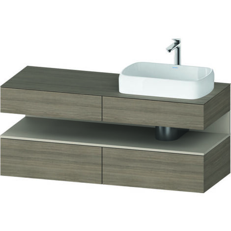 Duravit Collection One Meuble sous-vasque sur console, 2 tiroirs,