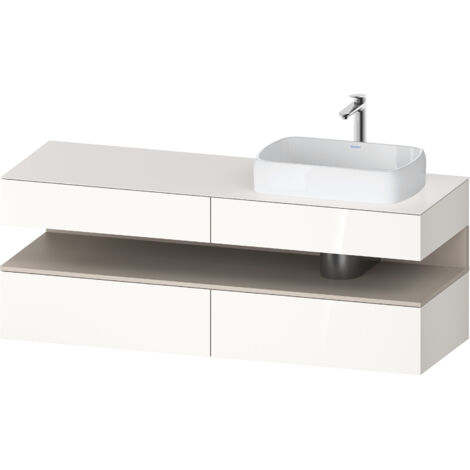 Duravit Collection One Meuble sous-vasque sur console, 2 tiroirs,