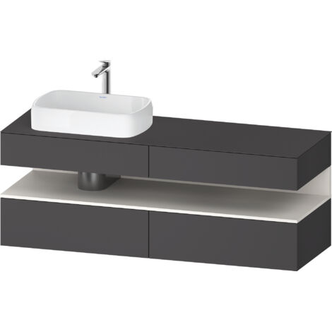 Duravit Collection One Meuble sous-vasque sur console, 2 tiroirs,