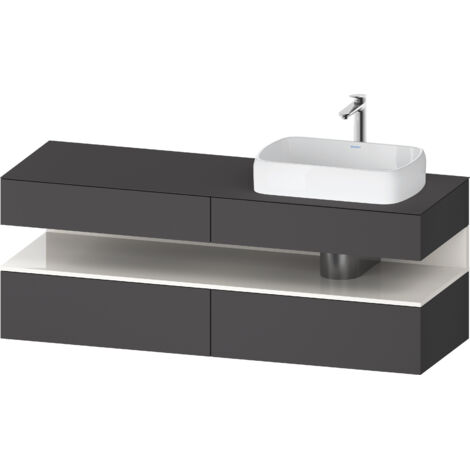 Duravit Collection One Meuble sous-vasque sur console, 2 tiroirs,
