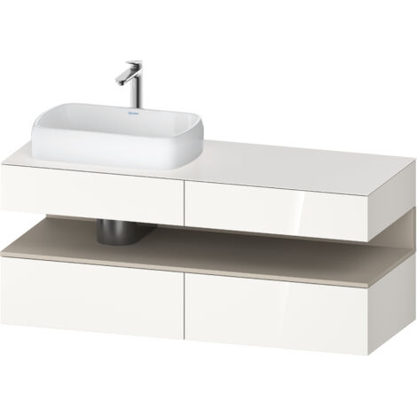 Duravit Collection One Meuble sous-vasque sur console, 2 tiroirs,