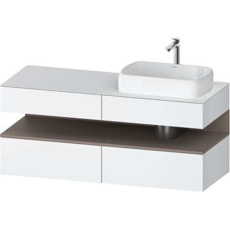 Duravit Collection One Meuble sous-vasque sur console, 2 tiroirs,