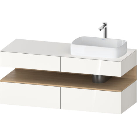 Duravit Collection One Meuble sous-vasque sur console, 2 tiroirs,