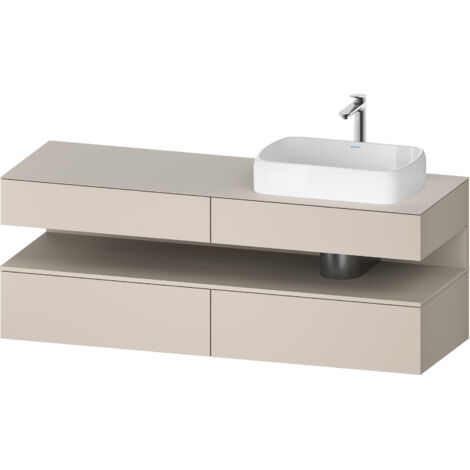 Duravit Collection One Meuble sous-vasque sur console, 2 tiroirs,