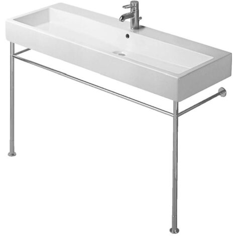 Duravit console métallique Vero pour 045412, réglable en hauteur,