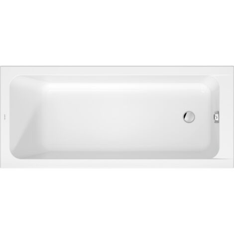 Duravit D-Code Badewanne, 1600x700mm, Rechteckig, Einbauversion,