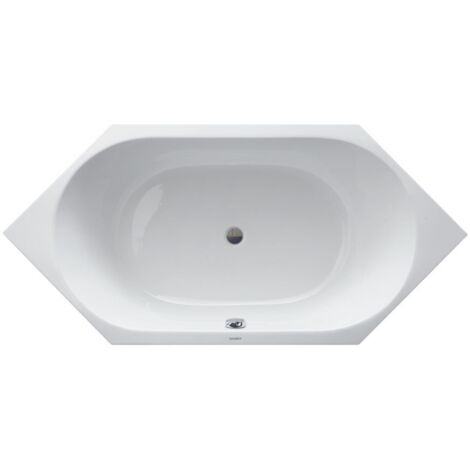 Duravit D-Code Badewanne, 1900x900mm, Sechseckig, Einbauversion,